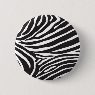 Badge Rond 5 Cm Zèbre