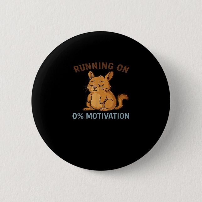 Badge Rond 5 Cm Zero Motivation  (Devant)