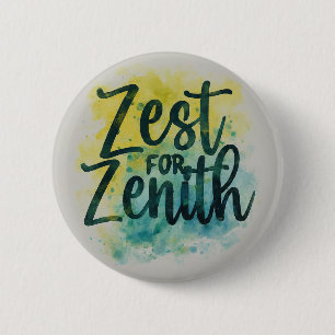 Badge Rond 5 Cm Zest pour Zénith