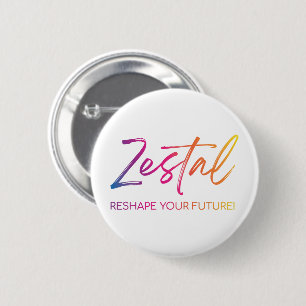 Badge Rond 5 Cm Zestal - Refaçonnez votre avenir !