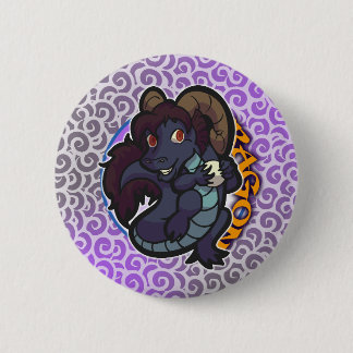 Badge Rond 5 Cm Zodiaque oriental - bouton de dragon