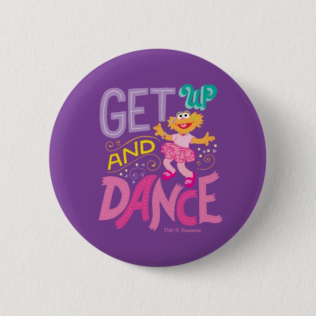 Badge Rond 5 Cm Zoe danse (Devant)