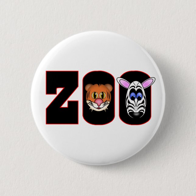 BADGE ROND 5 CM ZOO (Devant)