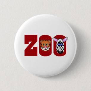BADGE ROND 5 CM ZOO