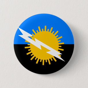 Badge Rond 5 Cm Zulia, drapeau du Venezuela