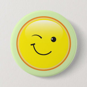 Badge Rond 7,6 Cm 0smiley_winking