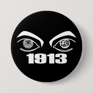 Badge Rond 7,6 Cm 1913 boutons de frère