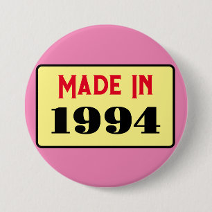 Badge Rond 7,6 Cm 31e fête d'anniversaire née 1994 31 pin