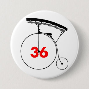 Badge Rond 7,6 Cm 36 Doux-dentés