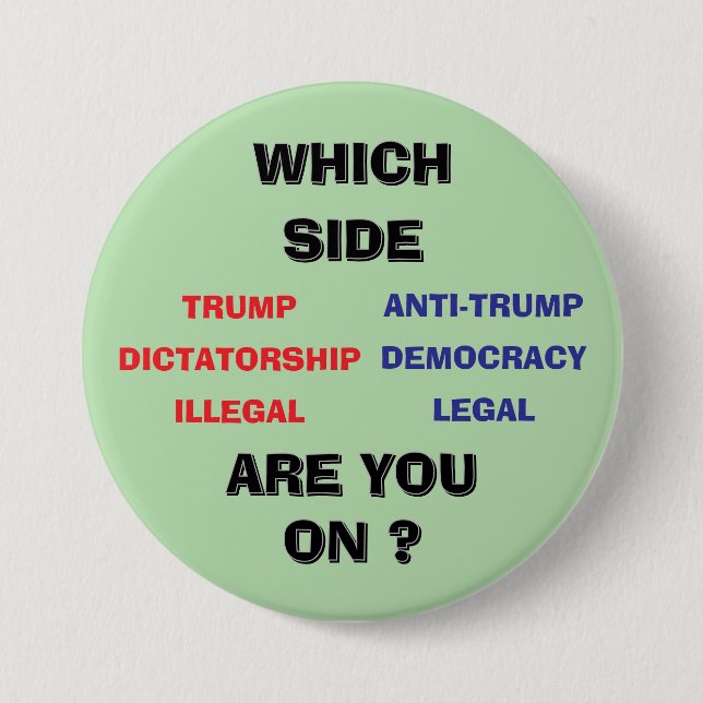 Badge Rond 7,6 Cm 3 inch round Button (Devant)