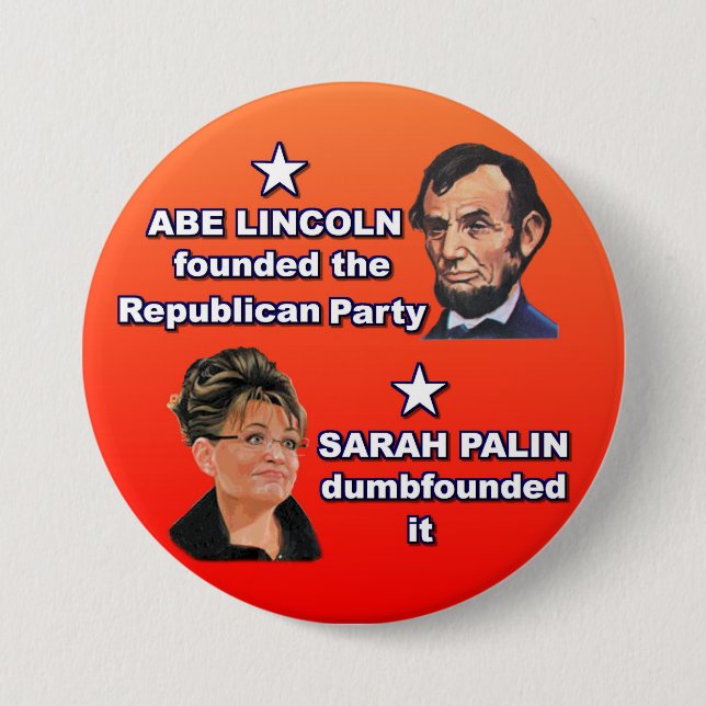 Badge Rond 7,6 Cm Abe et Sarah (Devant)