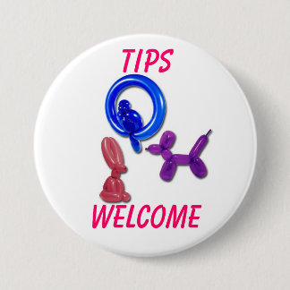 BADGE ROND 7,6 CM ACCUEIL DE TIP