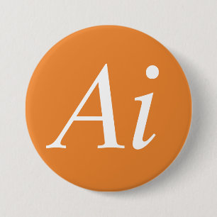 BADGE ROND 7,6 CM AI  