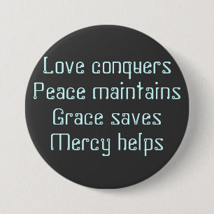 Badge Rond 7,6 Cm Aides de savesMercy de maintainsGrace de