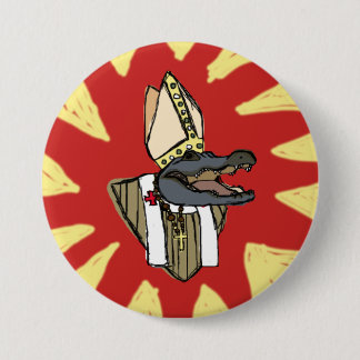 Badge Rond 7,6 Cm Al G. pour le pape
