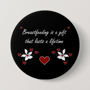 Badge Rond 7,6 Cm Allaiter est un cadeau