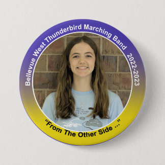 Badge Rond 7,6 Cm Alto Sax Katie 10