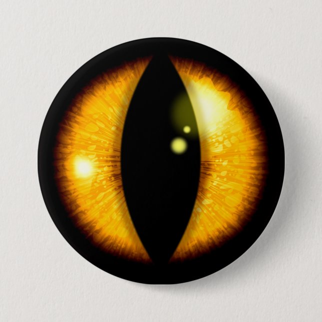 Badge Rond 7,6 Cm Amber Dragons Eye (Devant)
