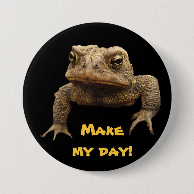 Badge Rond 7,6 Cm American Toad (Devant)