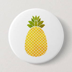 Badge Rond 7,6 Cm Ananas