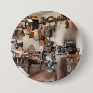 BADGE ROND 7,6 CM ANGLETERRE VICTORIENNE