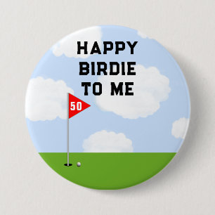 Badge Rond 7,6 Cm Anniversaire de golf drôle