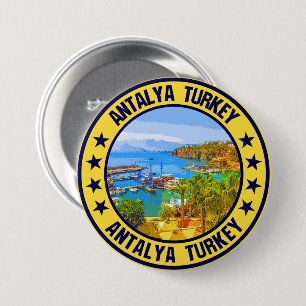 Badge Rond 7,6 Cm Antalya
