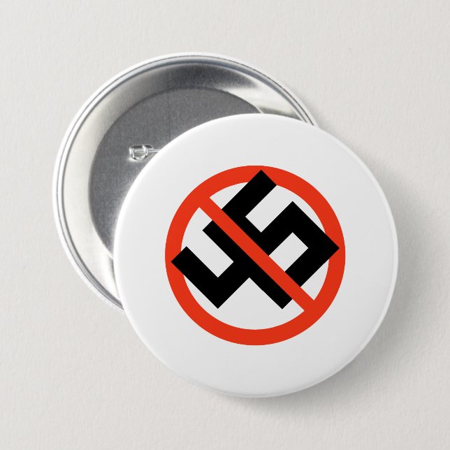 BADGE ROND 7,6 CM ANTI 45 (Devant & derrière)