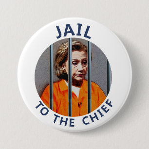Badge Rond 7,6 Cm Anti-Hillary Clinton