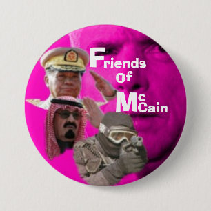 Badge Rond 7,6 Cm Anti-McCain bouton…