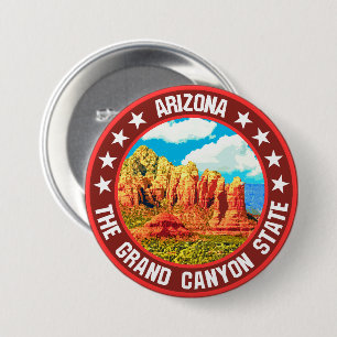 Badge Rond 7,6 Cm Arizona