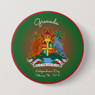 Badge Rond 7,6 Cm Armoiries de Grenade