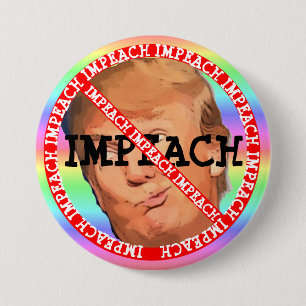 Badge Rond 7,6 Cm Attaquez le bouton de Donald Trump