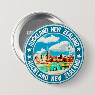 Badge Rond 7,6 Cm Auckland