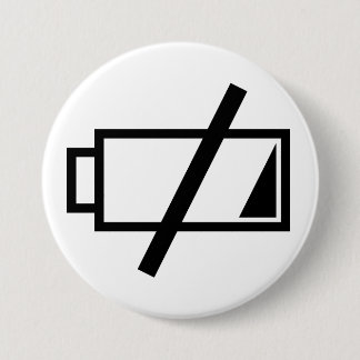 Badge Rond 7,6 Cm Aucune énergie
