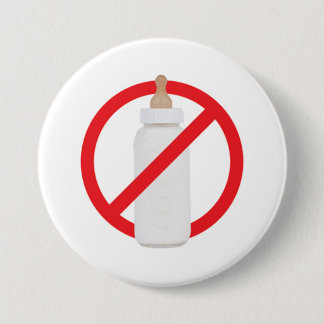 Badge Rond 7,6 Cm Aucunes bouteilles