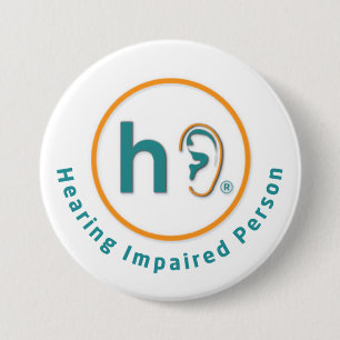 Badge Rond 7,6 Cm Audition - bouton altéré
