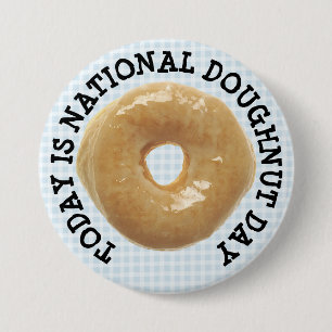 Badge Rond 7,6 Cm Aujourd'hui est le Bouton de la Fête nationale de