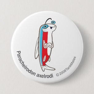 Badge Rond 7,6 Cm Axelrodi de TM-02-Paracheirodon