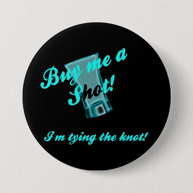 Badge Rond 7,6 Cm Bachelorette Parti Pin Back Bouton (Devant)