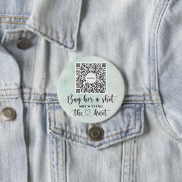 Badge Rond 7,6 Cm Bachelorette Venmo Code QR Acheter La Mariée A Boi