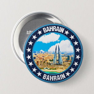 Badge Rond 7,6 Cm Bahreïn