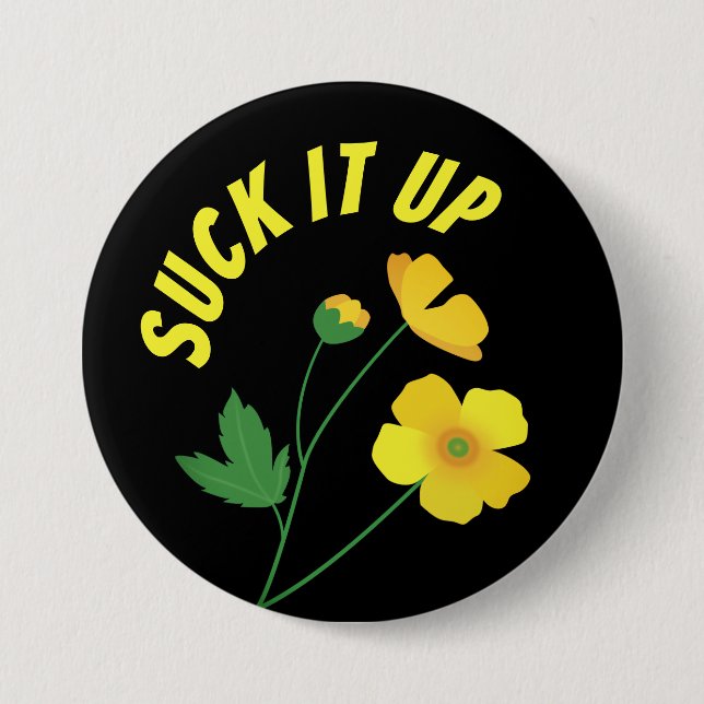 Badge Rond 7,6 Cm Baise-le en papillon drôle (Devant)