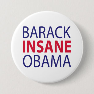 Badge Rond 7,6 Cm Barack Obama aliéné