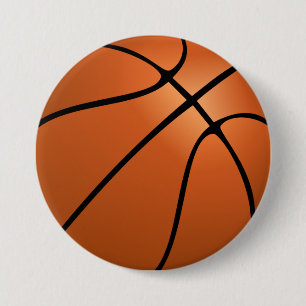 Badge Rond 7,6 Cm Basket