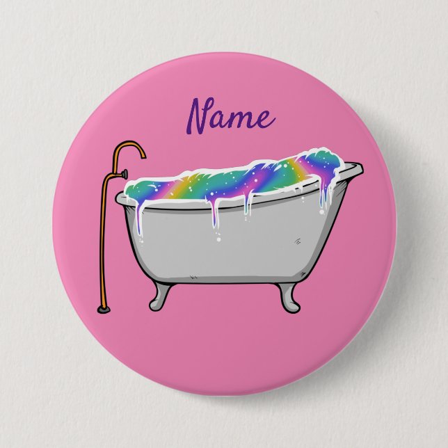 Badge Rond 7,6 Cm Bath Bomb Babe Thunder_Cove (Devant)