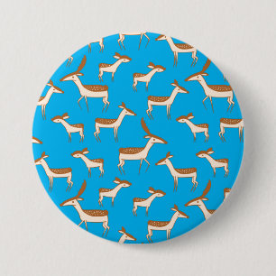 Badge Rond 7,6 Cm Bébé mignon cerf et famille