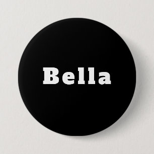 Badge Rond 7,6 Cm Bella Button – Épinglette de haute qualité