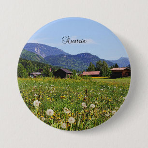 Badge Rond 7,6 Cm Belle Autriche