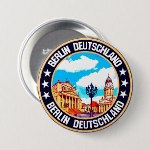 Badge Rond 7,6 Cm Berlin